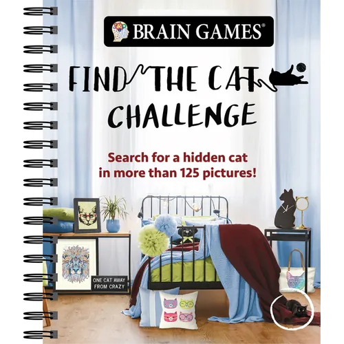 Brain Games - Find the Cat Challenge: Search for a Hidden Cat in More Than 125 Pictures! Volume 2