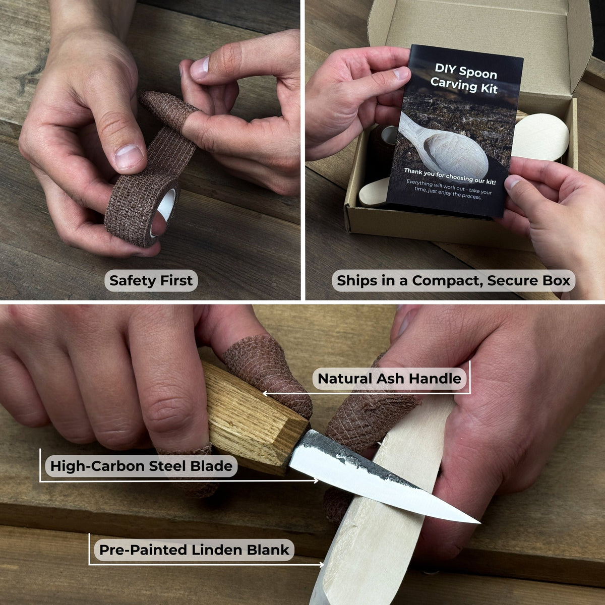DIY Wood Carving Kit – Spoon Making Set for Beginners
