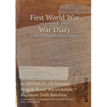 61 DIVISION 182 Infantry Brigade Royal Warwickshire Regiment 2/6th Battalion: 1 September 1915 - 22 September 1919 (First World War, War Diary, WO95/3