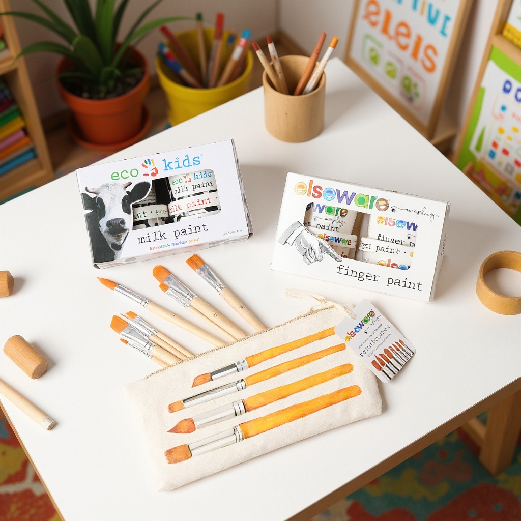 Creative Painting Bundle | All Natural Paints & Tools for Kids