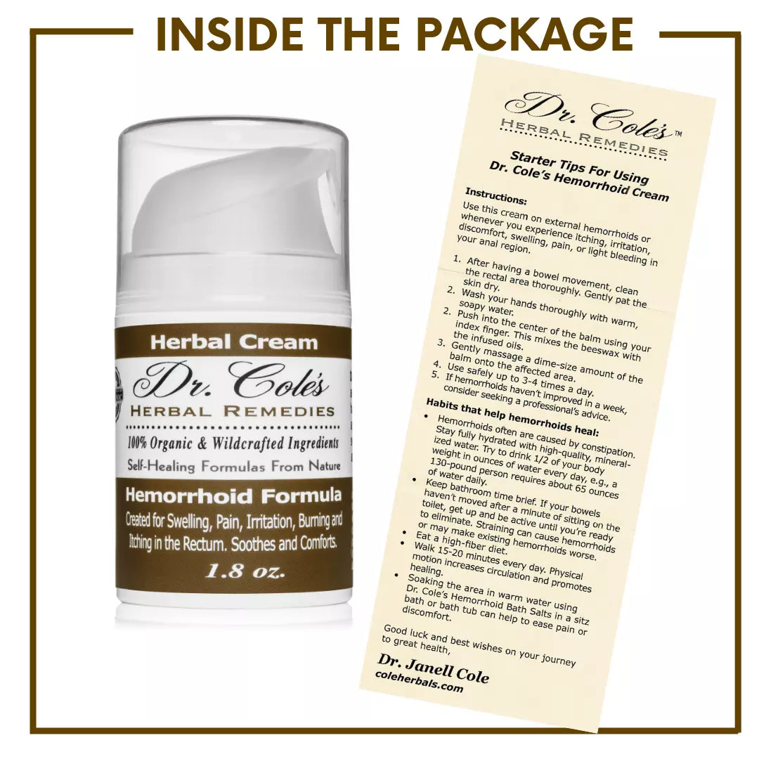 02 - Dr. Cole's Organic Hemorrhoid Cream