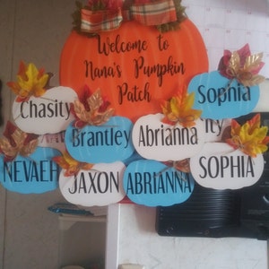 Unfinished Wood Pumpkin Shape - Fall - Halloween - Patch - Craft - up to 46" DIY