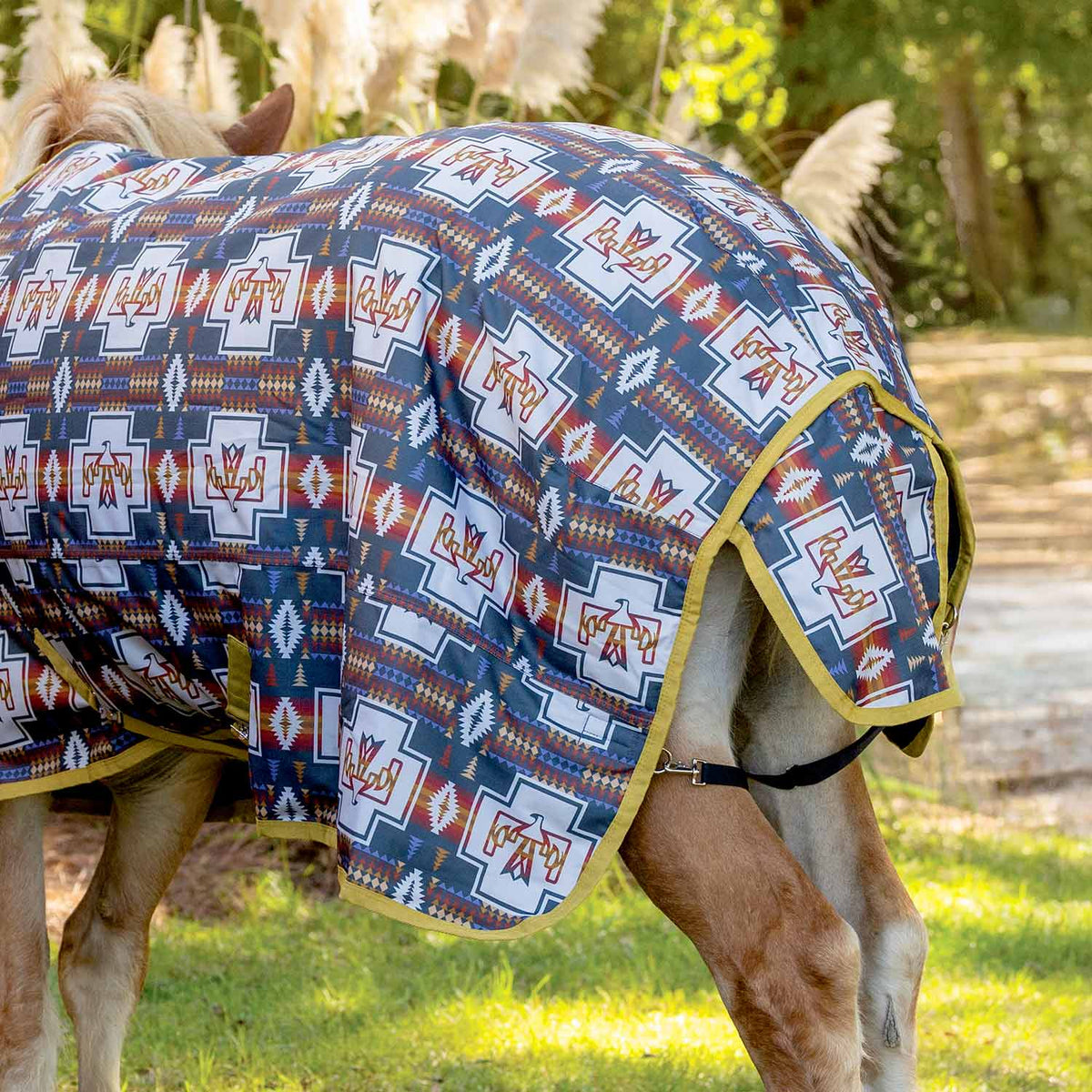 Jeffers Expression 1200D Draft Horse Turnout Blanket, 240 g | Waterproof, Breathable & Safe Design