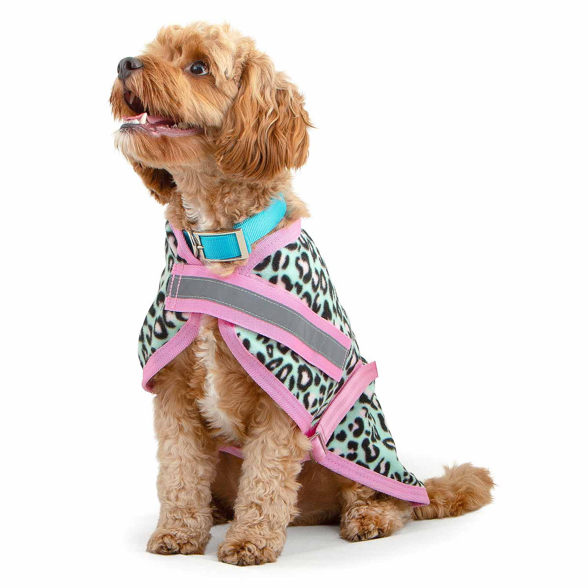 Jeffers Expression Moisture-Wicking Fleece Dog Coat