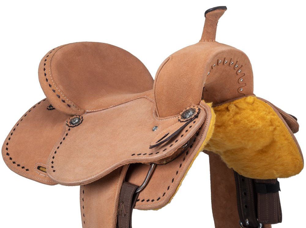 King Series Stratford Suede Barrel Saddle