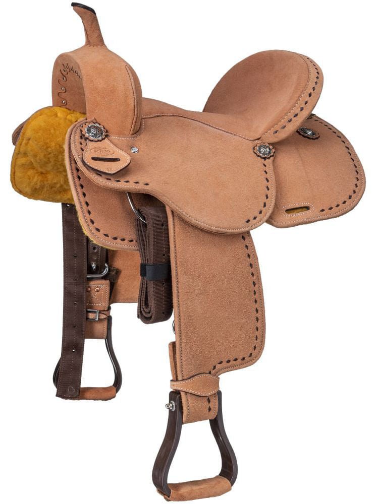 King Series Stratford Suede Barrel Saddle