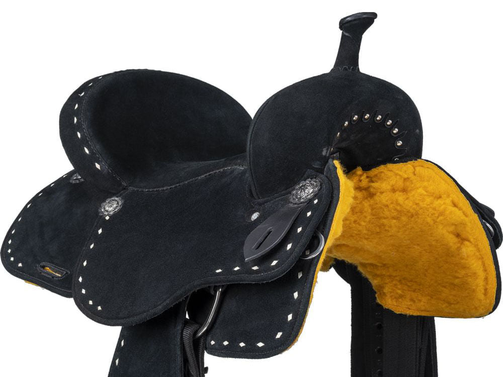 King Series Stratford Suede Barrel Saddle