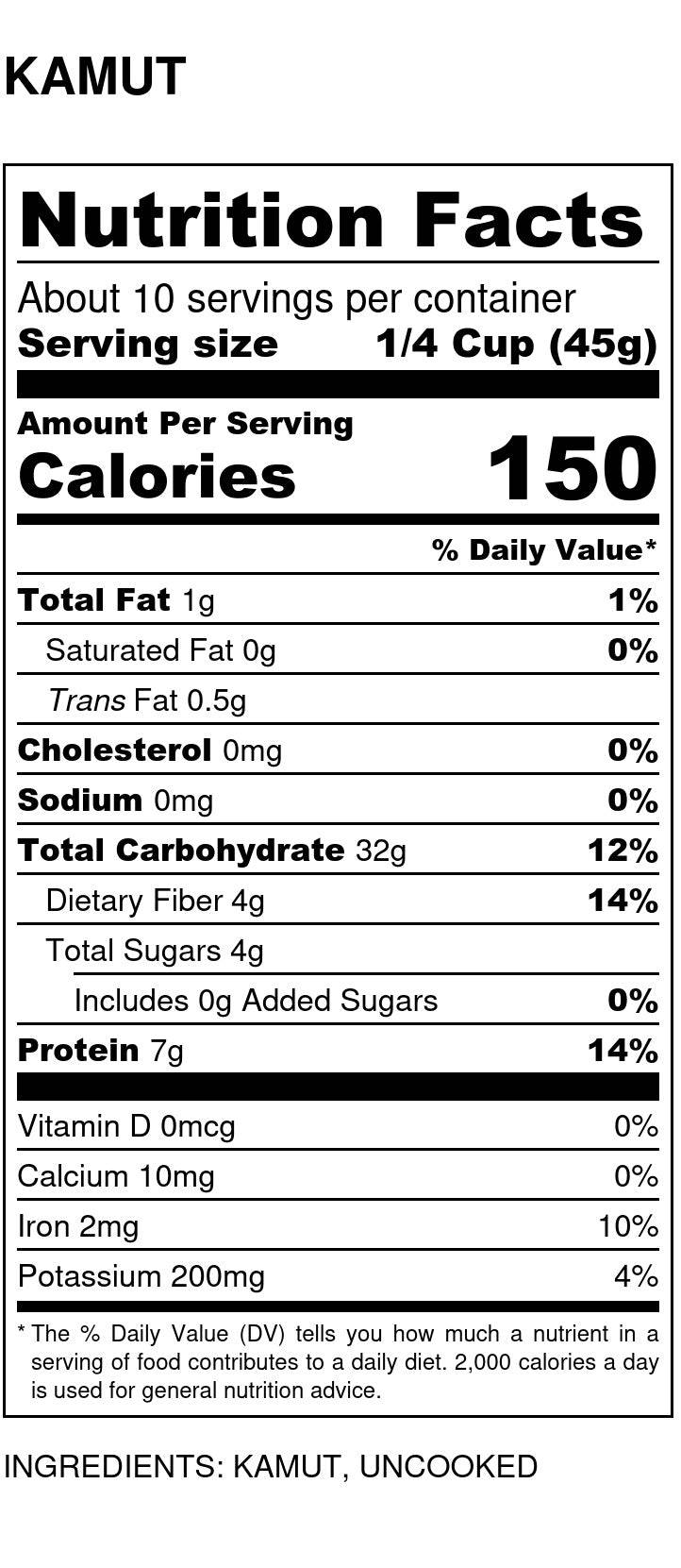 Kamut Grain, Organic