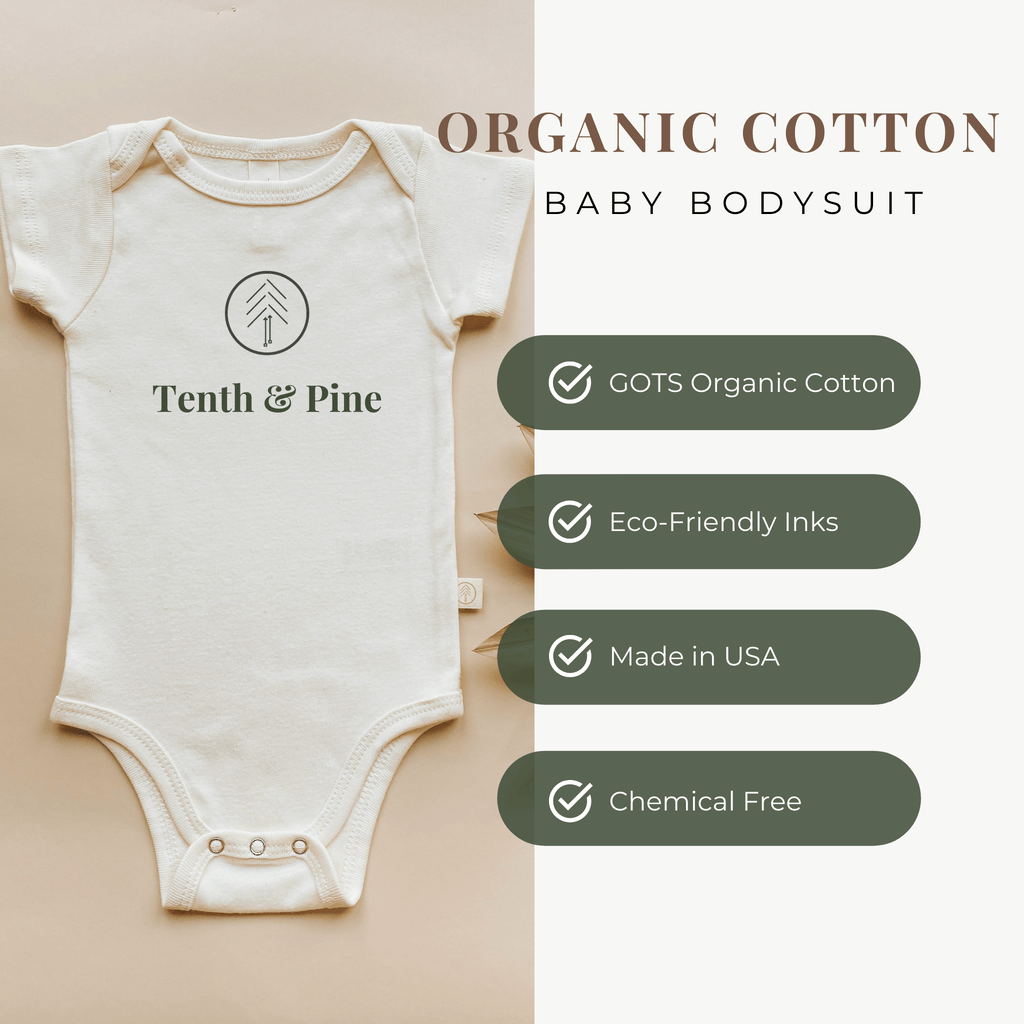 Seashell Organic Cotton Baby Bodysuit
