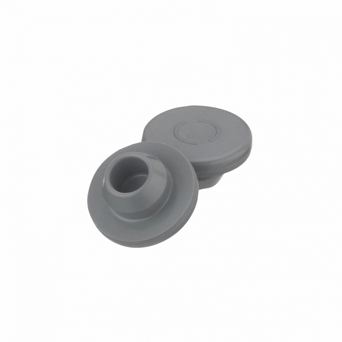 13mm Snap-On Chlorobutyl Stopper, Gray (100 Count)