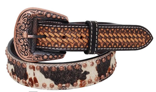 Rafter T Peppered Hide Ladies' Belt