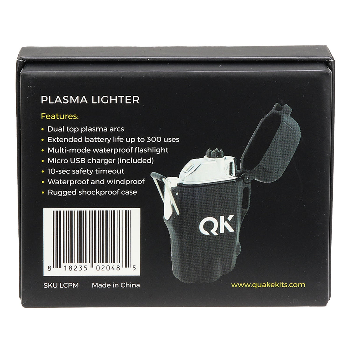 Plasma Lighter | Waterproof & Windproof USB Rechargeable Arc Lighter with Flashlight
