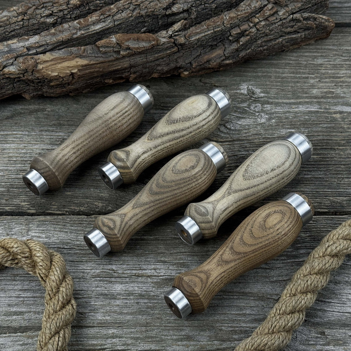 Set of 5 Ash Wood Replacement Handles