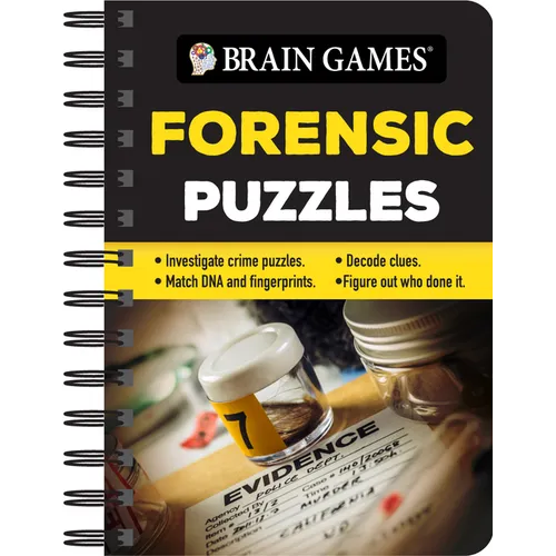 Brain Games - To Go - Forensic Puzzles: Investigate Crime Puzzles - Match DNA and Fingerprints - Decode Clues - Figure Out Who Done It