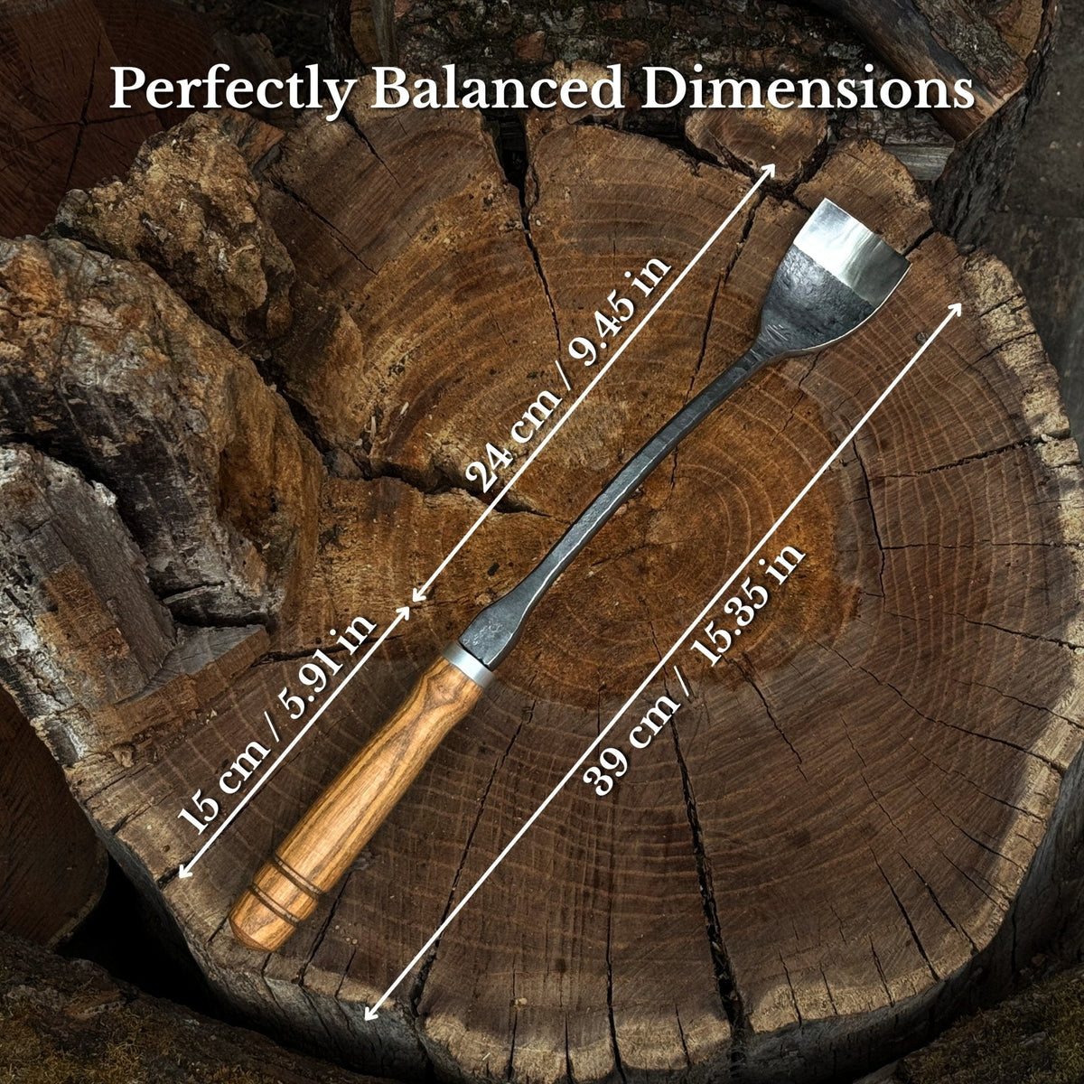 Spoon Bent Gouge, 50 - 70 mm (2 - 2.8 inches)