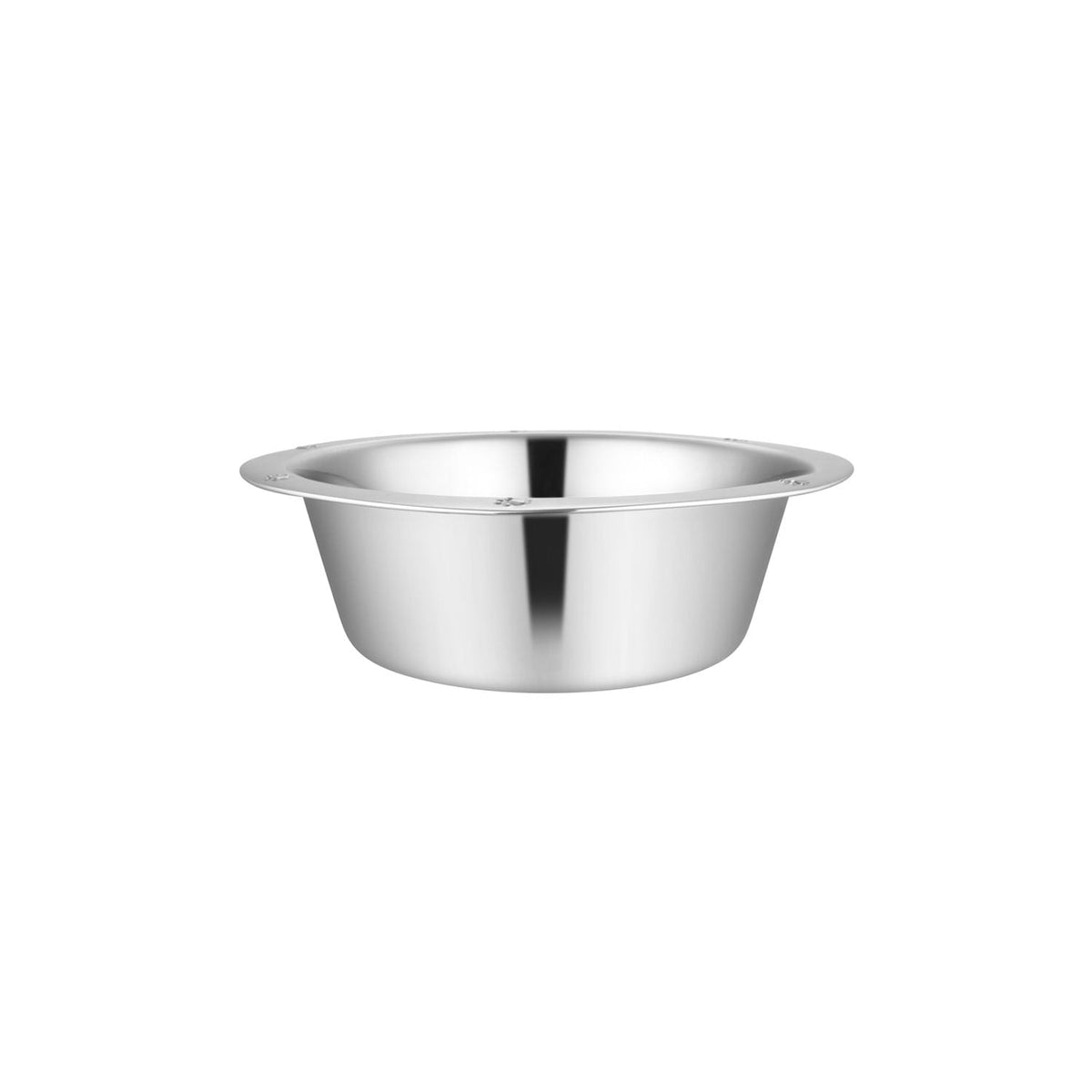 Jeffers Stainless Steel Embossed Wide-Lip Food & Water Pet Bowls
