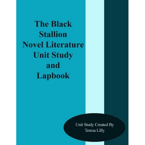The Black Stallion Novel Literature Unit Study and Lapbook