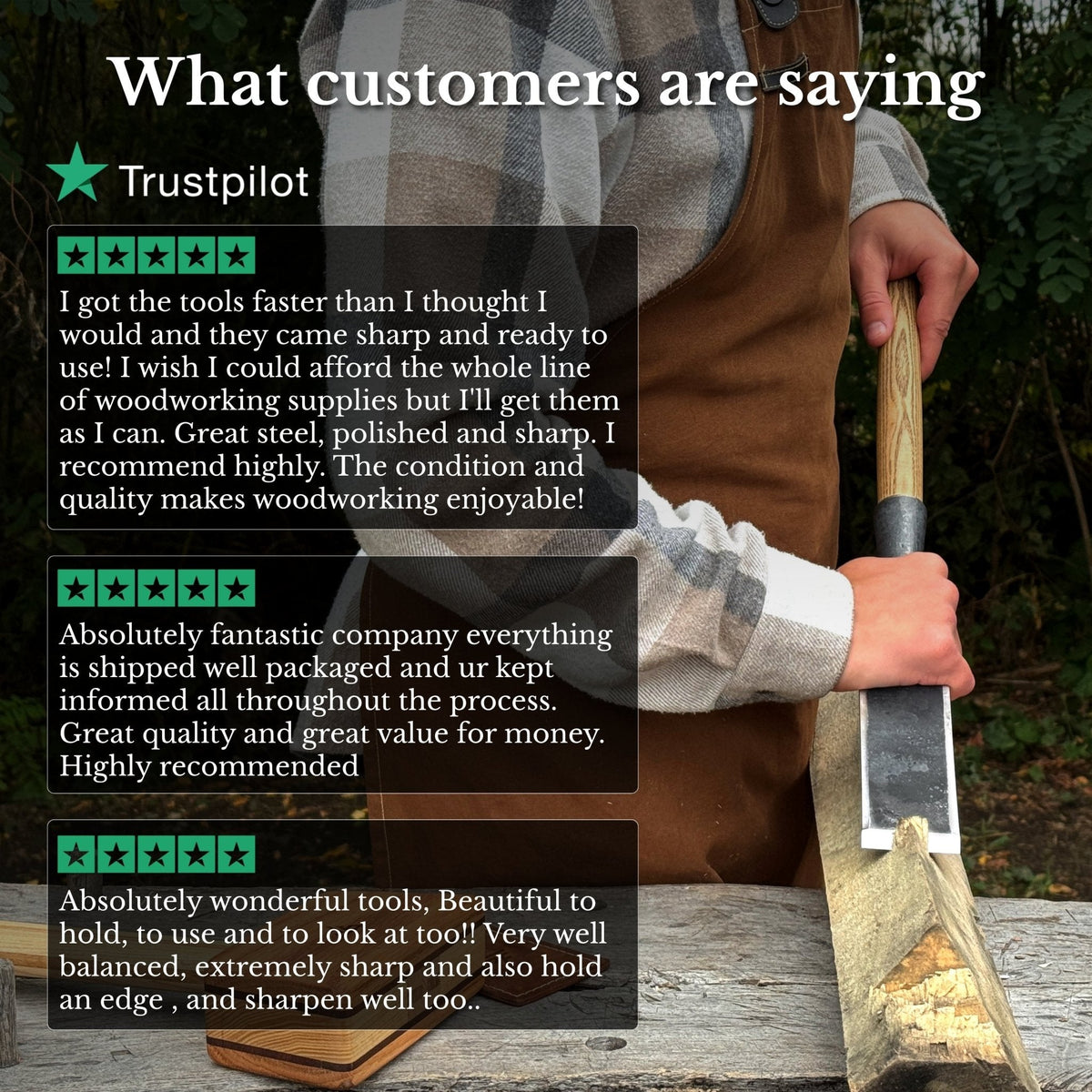 Timber Slick Chisel for Woodworking – 20 to 100 mm (0.8–3.9 Inches)