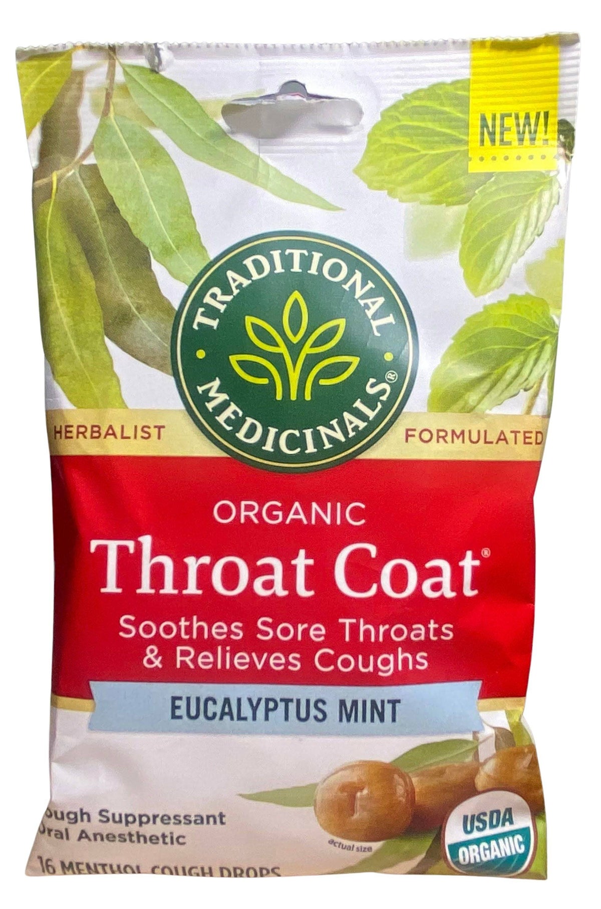 Throat Drops, Organic - Traditional Medicinals