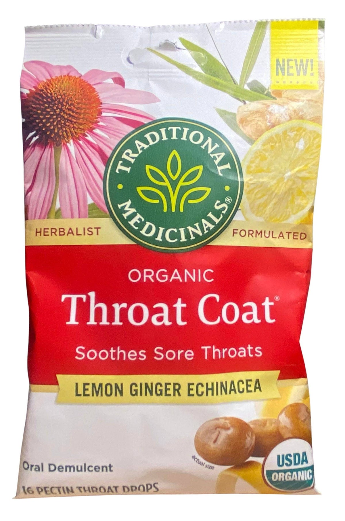 Throat Drops, Organic - Traditional Medicinals
