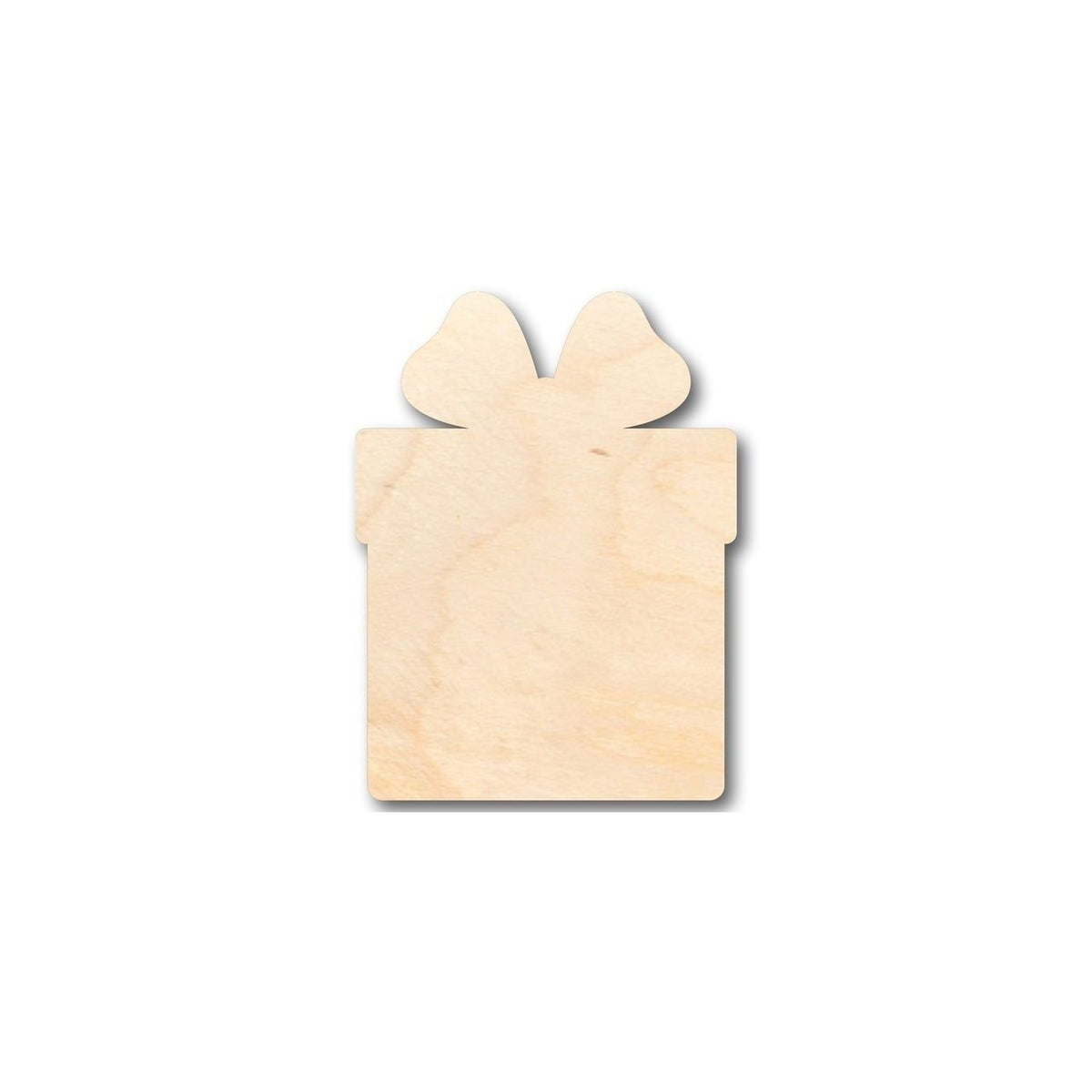 Unfinished Wood Present Gift Shape - Christmas - Birthday - Craft - up to 46" DIY