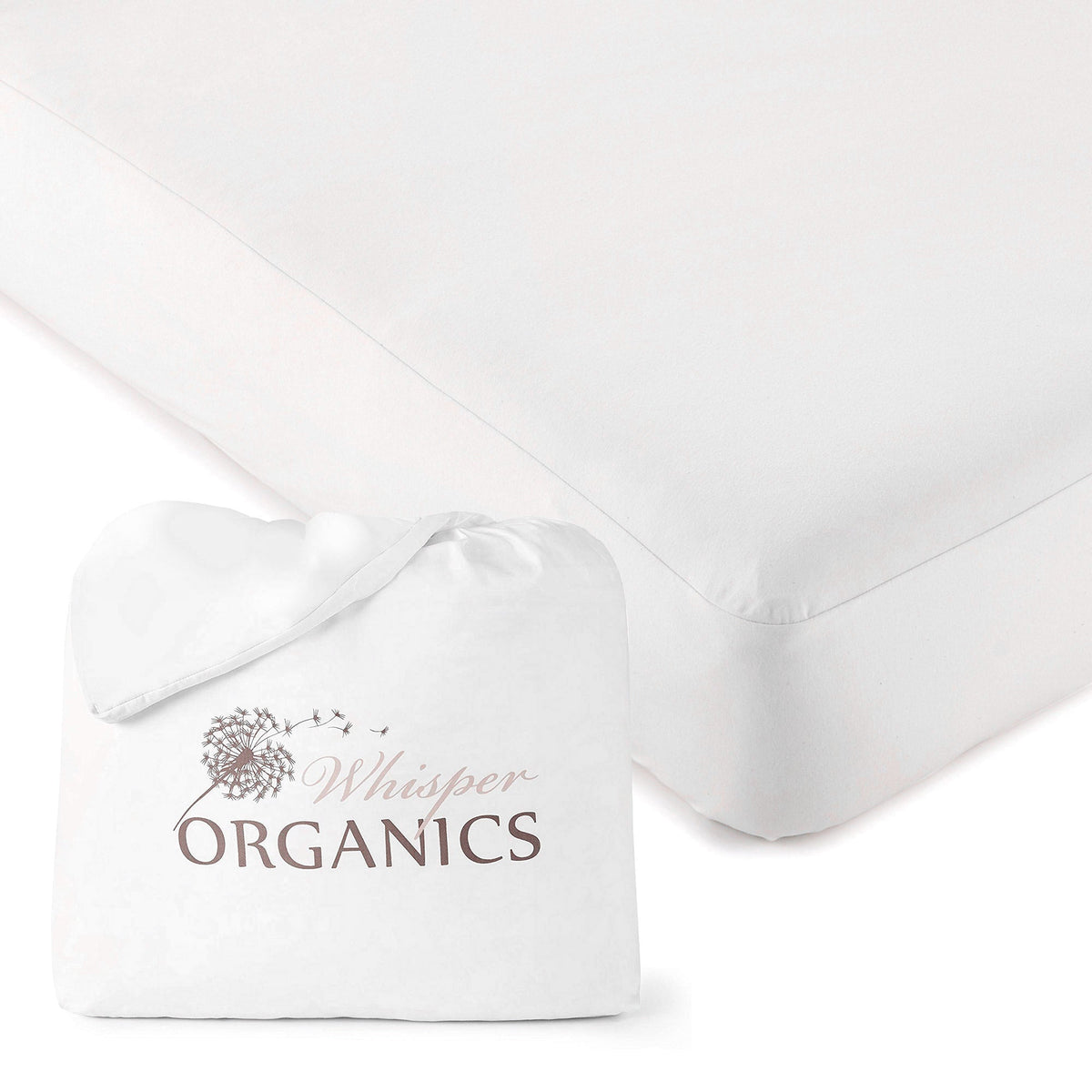 Organic Waterproof Jersey Knit Crib Mattress Cover
