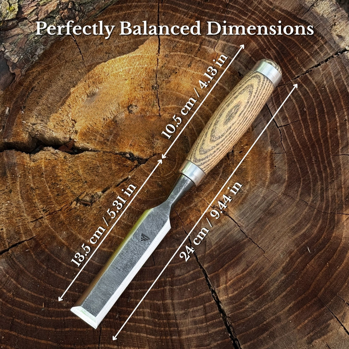 Wood Carving Chisel, 10 - 50 mm (0.39 - 1.97 inches)