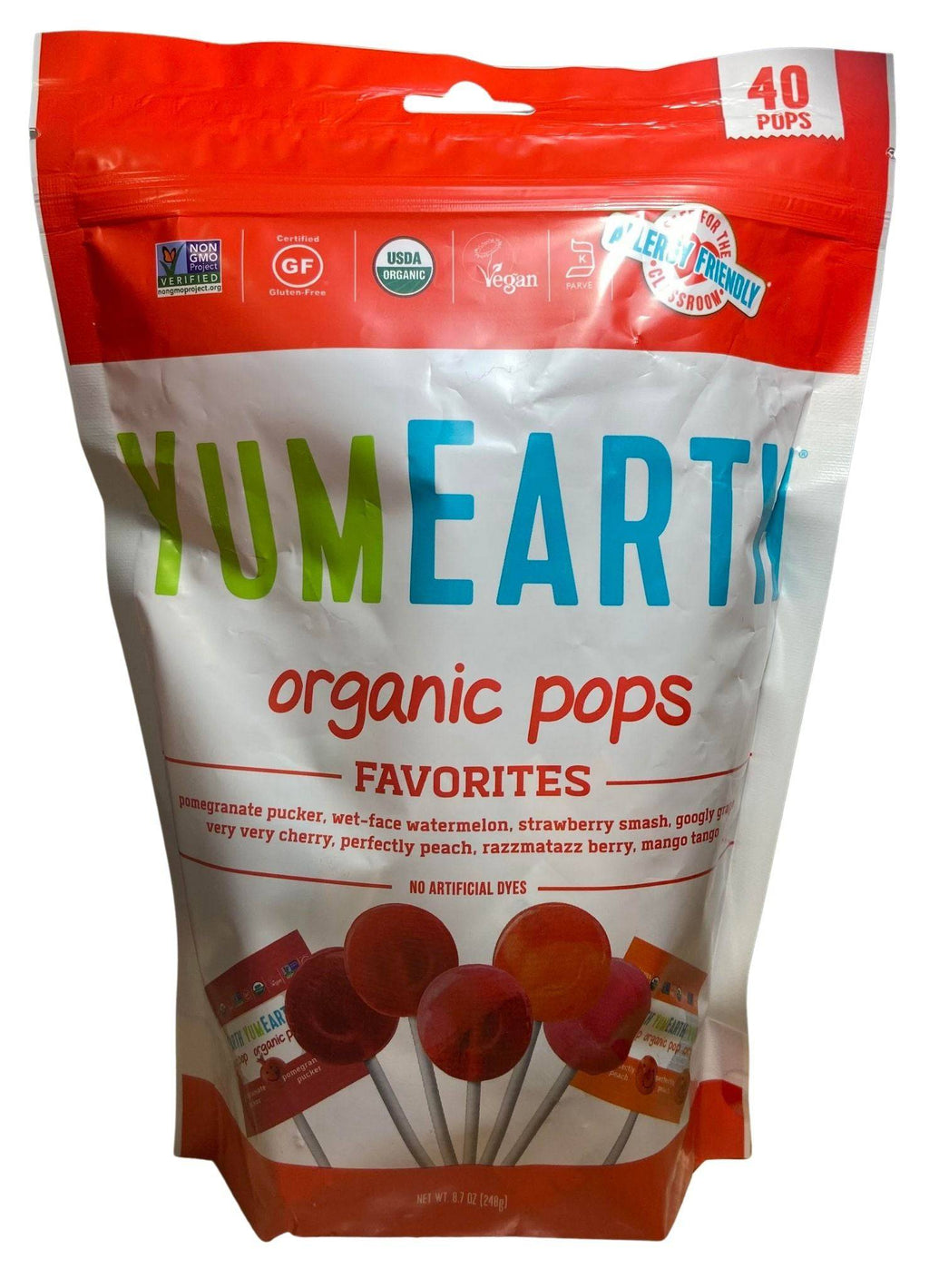 YumEarth Pops, Organic